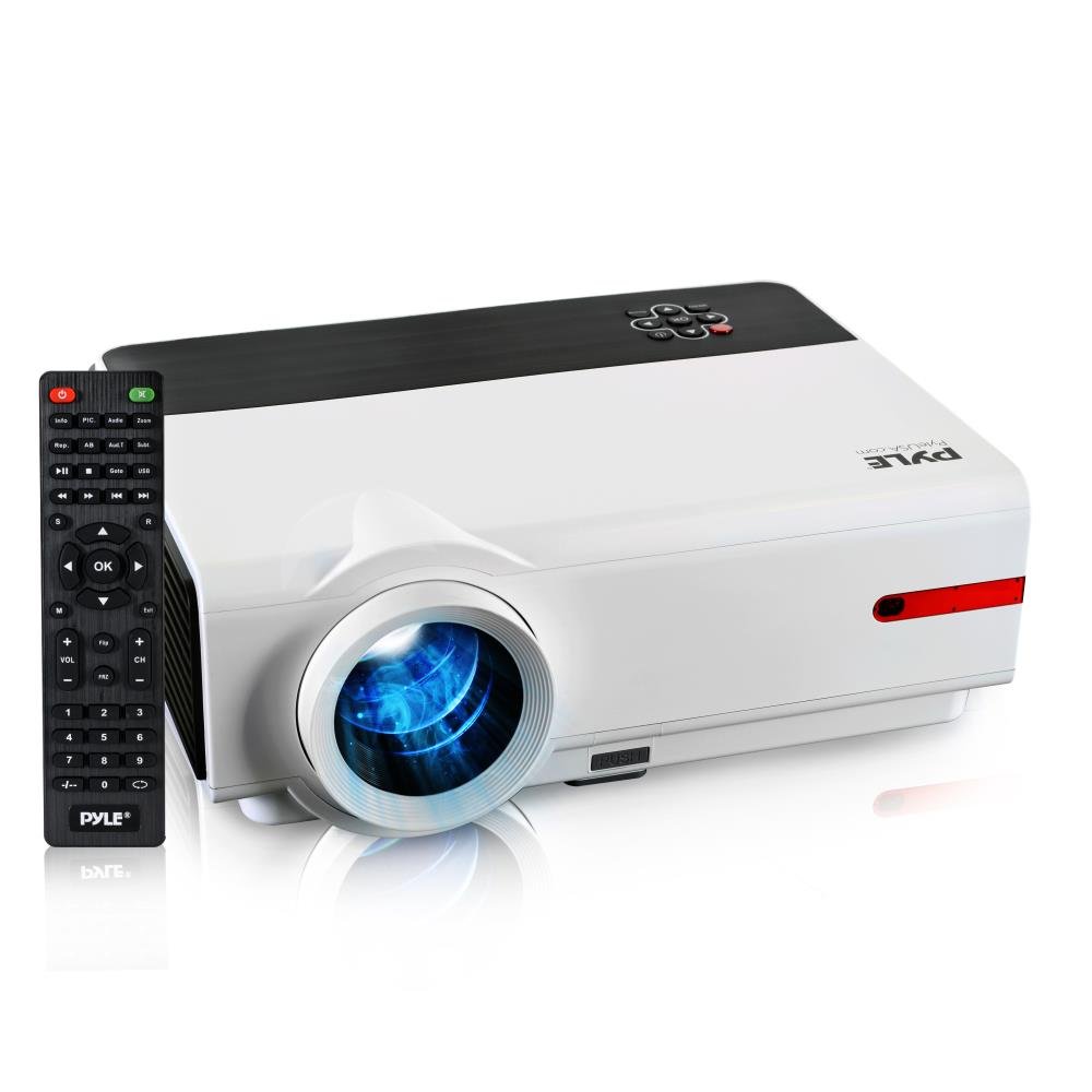 Pyle PRJLE83 Hybrid Multimedia Projector β 720P HD Ready, 2800 Lumens