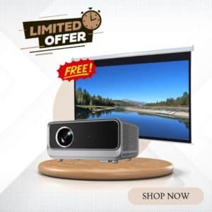 4K Ultra HD Decoding Projector with Free Screen